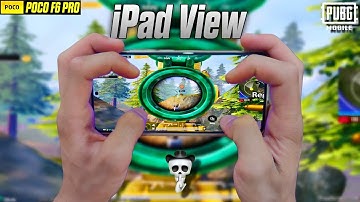  HD 60FPS🔥Best HANDCAM 5 Finger + no Gyroscope POCO F6 Pro🥶 PUBG Mobile♥️