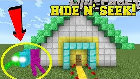PopularMMOs Pat and Jen Minecraft: COLORFUL SPIDERS HIDE AND SEEK!! - Modded Mini-Game