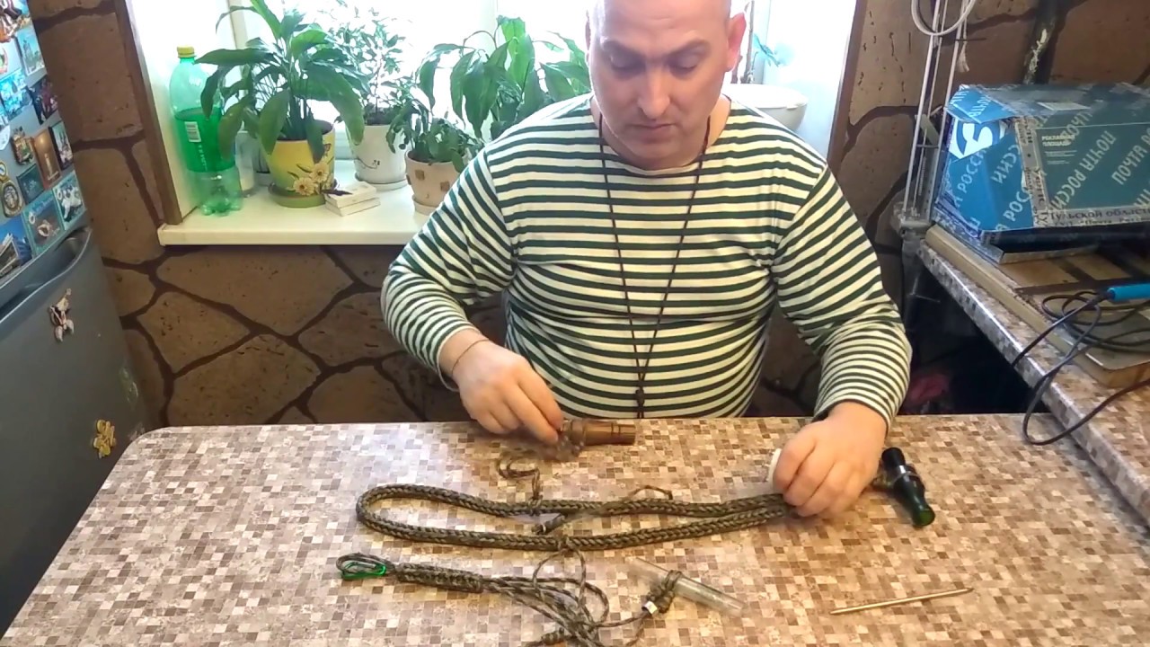 Практика, практика и еще раз практика! Подвес для манка из паракорда. Как сделать подвес своими руками всего за 1 час.