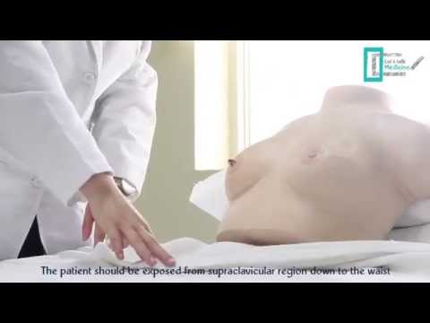 Video: Undersøker ved palpering av brystvev?