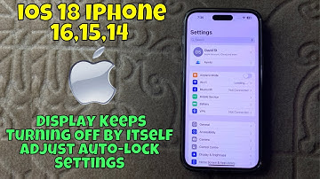 ios 18 iPhone 16,15,14 Display Keeps Turning Off By Itself Adjust Auto-Lock Settings