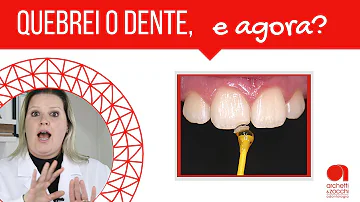 É normal quebrar a ponta do dente?