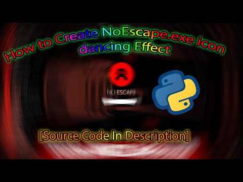 How to create NoEscape.exe icon dancing effect in python [SOURCE CODE]