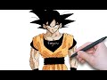 How To Draw "GOKU" #5【DRAGONBALL】