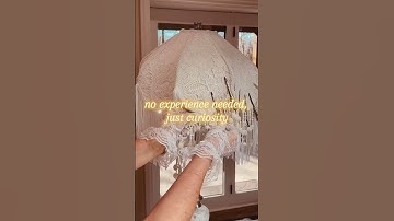 Create your own Victorian Lampshade. 🔗lampshadesbysissi.com/workshops #victoriadesign