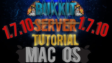 How to Setup a Bukkit Server 1.7.10 MAC Edition!