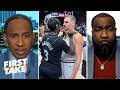 FIRST TAKE | "Unprofessional &amp; dirty" — Stephen A. slams Jokic after scuffle vs. McDaniels in Game 4