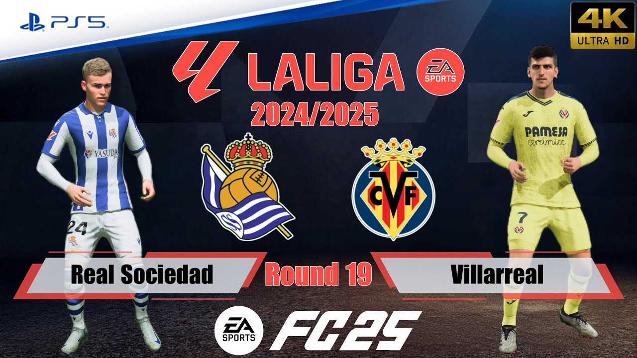 FC 25 - Real Sociedad vs. Villarreal | La Liga 24/25 | Full Match | PS5 ...