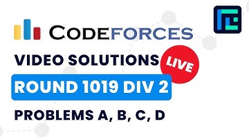 Codeforces Round 1019 (Div 2) | Video Solutions - A to D | by Raghav Goel | TLE Eliminators