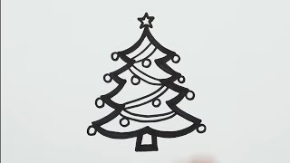 Christmas Tree Compilation Drawing, Painting and Coloring for Kids & Toddlers.