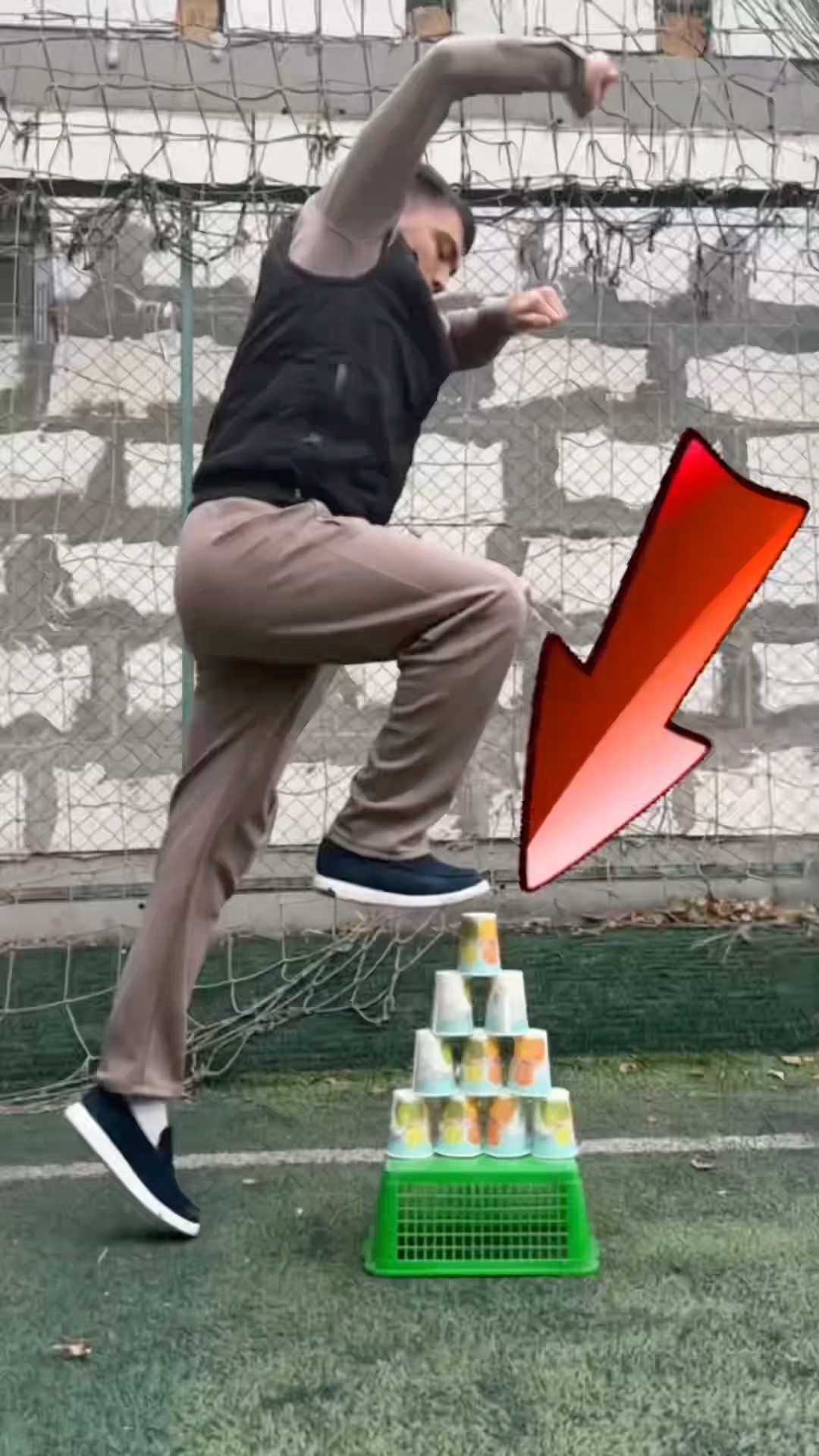 ?? SlickBack Levitation Jump over Uno‼️ #mrlitto #shorts #memes #supermario