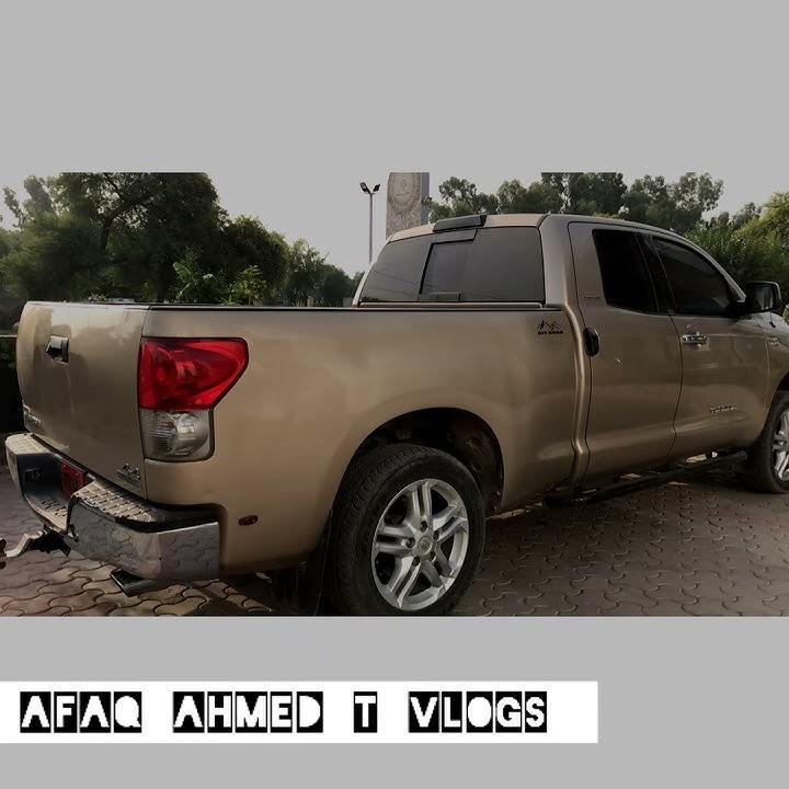 Cinematic shots of toyota tundra 2007 5 7l v8 iforce youtube