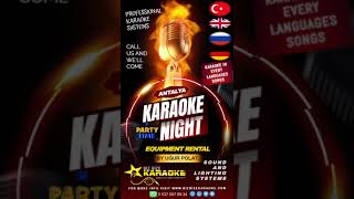 Antalya Karaoke Sound Light Equipment