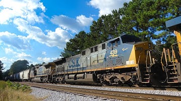 CSX Abbeville Subdivision October 1st-13th featuring the Spirit of Birmingham and the OLS engine.