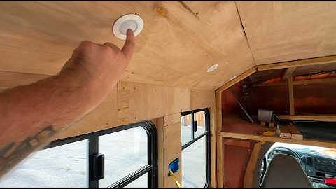 Skoolie Shuttle Bus Conversion Progress and Tour!