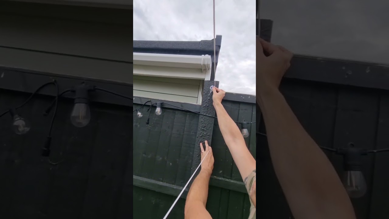 30m retractable clothes line for all your laundry needs #clothesline #washing