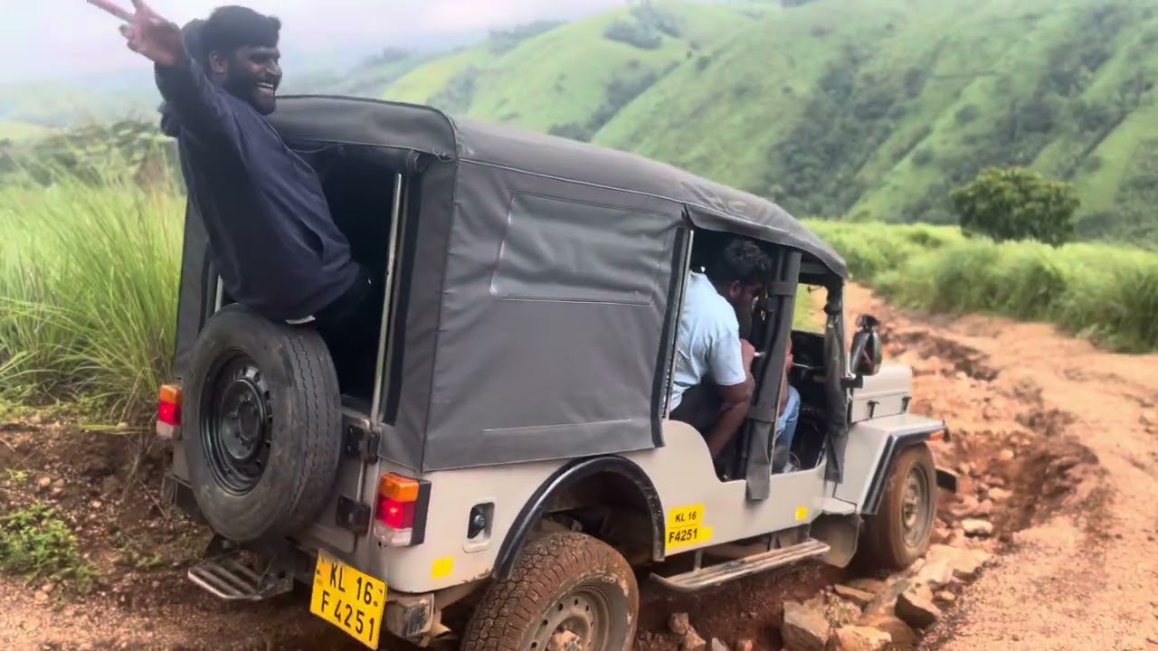 Vagamon jeep safari@ offroad, @explore vagamon