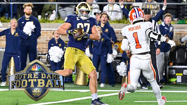Notre Dame TE Michael Mayer's top plays of the 202...