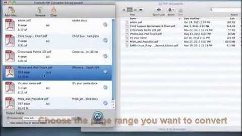 Convert PDF to Word, PPTX, HTML, EPUB, TEXT and more on Mac OS X