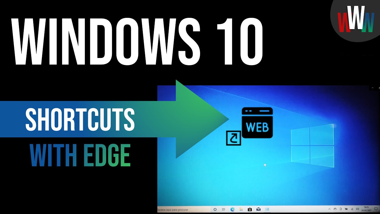 Microsoft Edge Shortcuts - Pinning Websites to Desktop - Easy and
