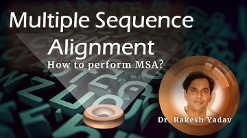 Multiple Sequence Alignment using ClustalX or ClustalW | Dr. Rakesh Yadav #bioinformatics #msa