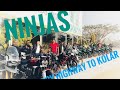 Bangalore Ninjas on the foggy highway to Kolar | Meetup | Breakfast Ride | Kawasaki Ninja