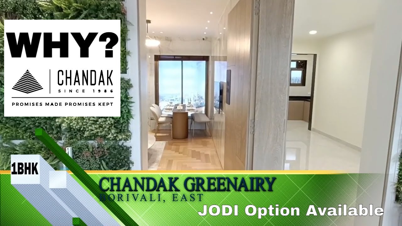 1BHK Sample Flat | Chandak greenairy | Borivali | 
