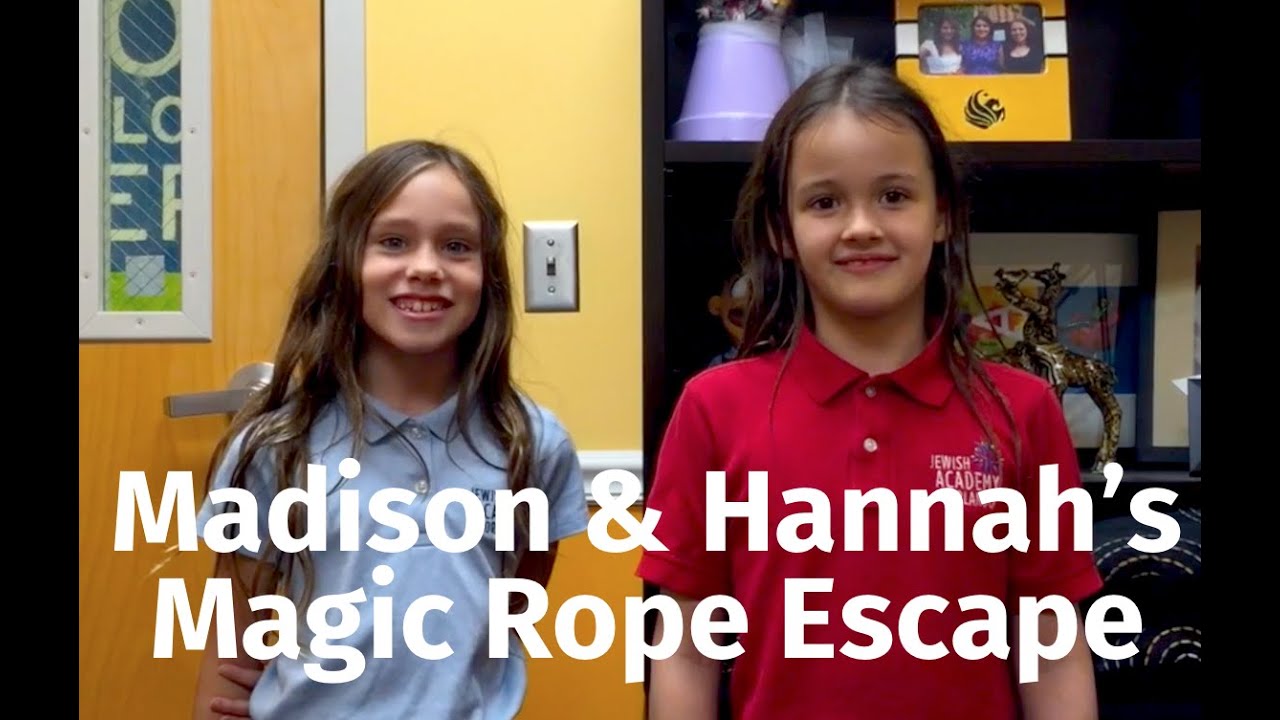 Hannah & Madison and the Incredible Rope Escape YouTube