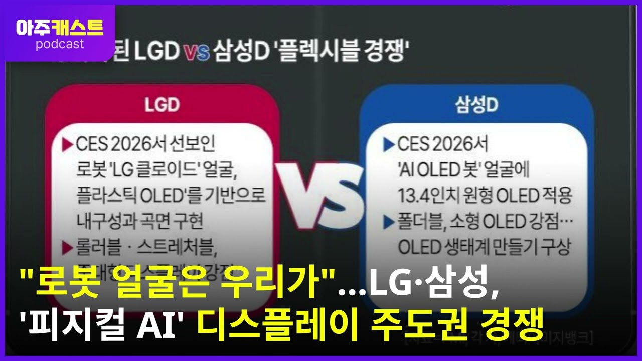 로봇 얼굴은 우리가...LG·삼성, 피지컬 AI 디스플레이 주도권 경쟁