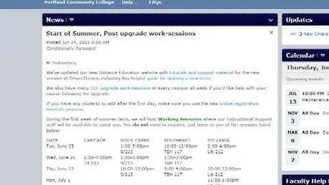 D2L 10.1: Select a Course