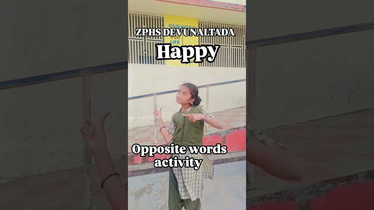 Opposite words activity with my 6th class students 