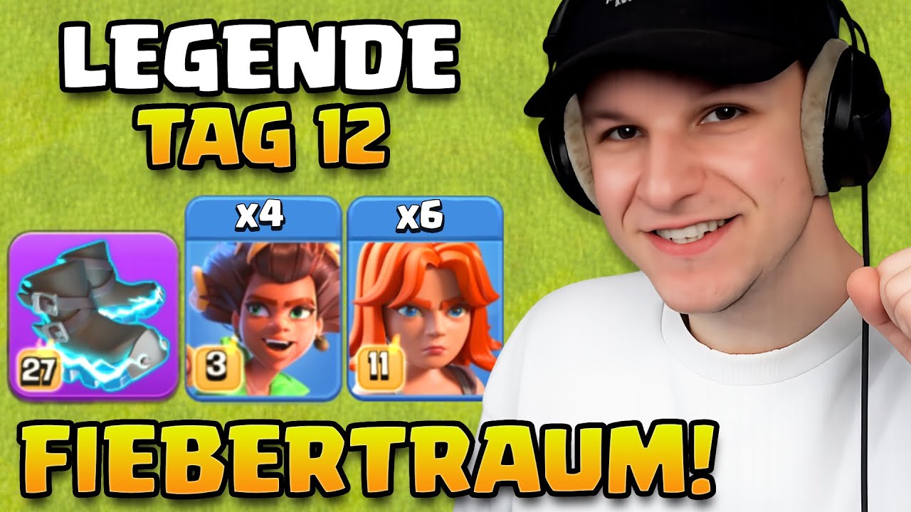 Erst BRUCH, dann FANTASTISCH! 😍 ALLE Angriffe [Tag 12] 🏆 Legenden Liga Push | Clash of Clans