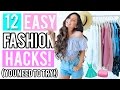 12 Clothing Hacks Everyone NEEDS To Try! + Testing DIY Fashion Hacks 2017!