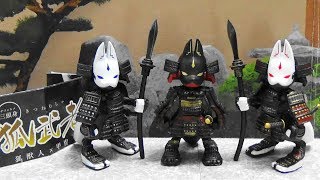 ガチャガチャ 電脳大工 三頭身(デフォルメ) 狐武者 狐獣人×甲冑 Capsule Toy Denno Daiku Fox Warrior　Fox Beast×Armor　紹介