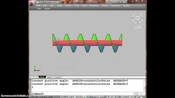 AutoCAD Hélice 3D con AutoLisp