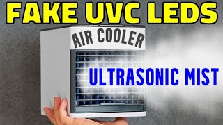 USB swamp cooler with fake UVC "sterilisation" (with schematic)