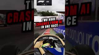 TWO Seperate AI Crashes at the Wall of Champions on F1 26...