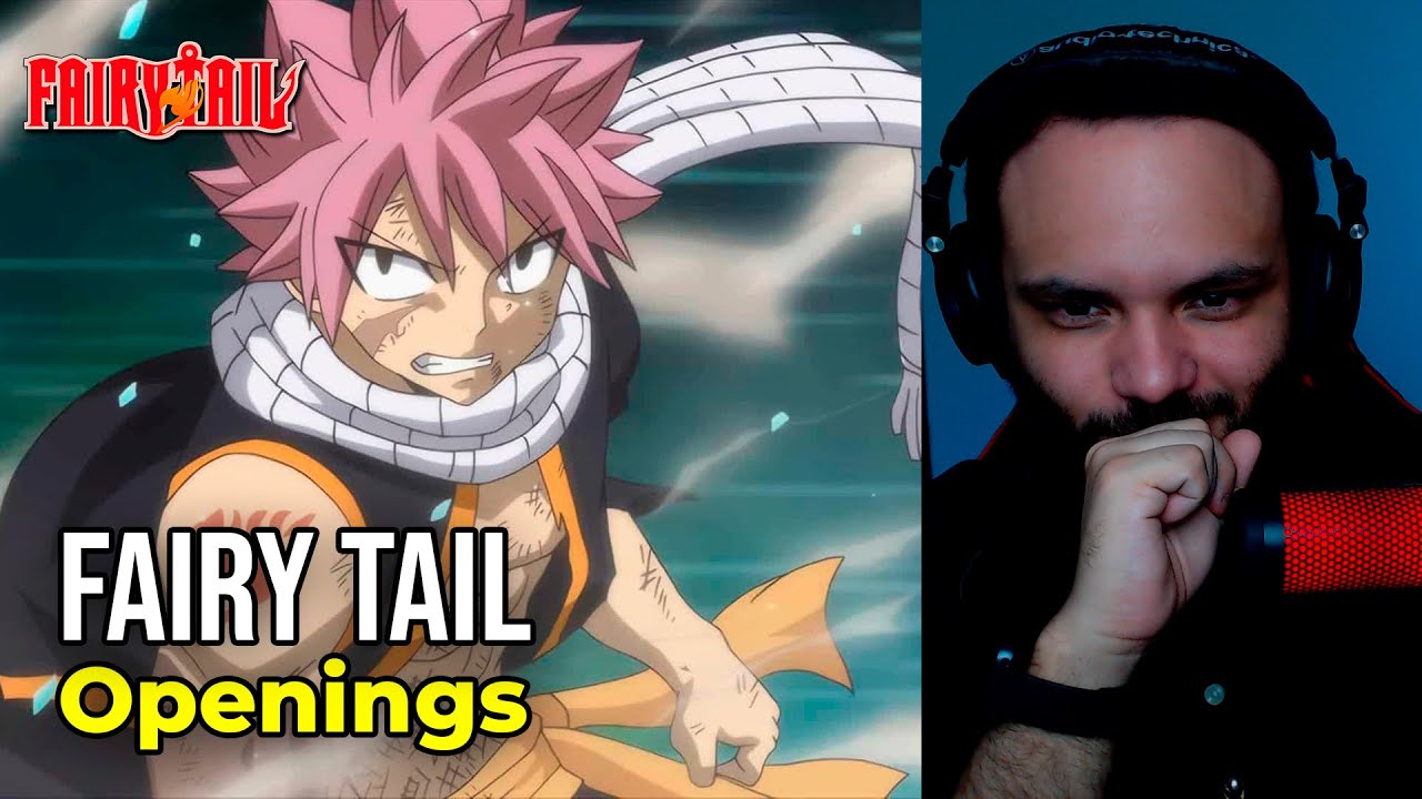 REACCION y RANKING a TODOS los OPENINGS de FAIRY TAIL