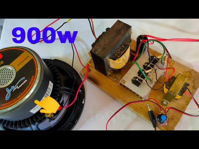 DIY Powerful Ultra Bass Booster Amplifier // How to make DIY Booster Amplifier class=