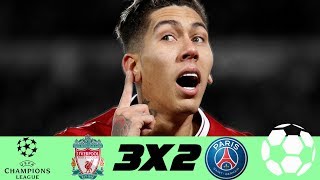 Melhores Momentos: Liverpool 3x2 PSG - Champions League