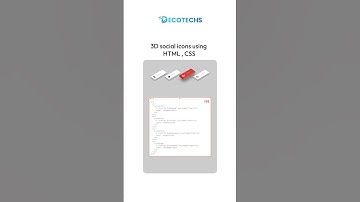 Stunning 3D Social Icons with HTML & CSS 🌐✨