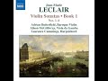 Capture de la vidéo Jean-Marie Leclair (1697-1764) - Violin Sonatas, Book 1 (A.butterfield, A.mcgillivray, L.cummings)
