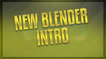 New Blender Intro - Template + Download