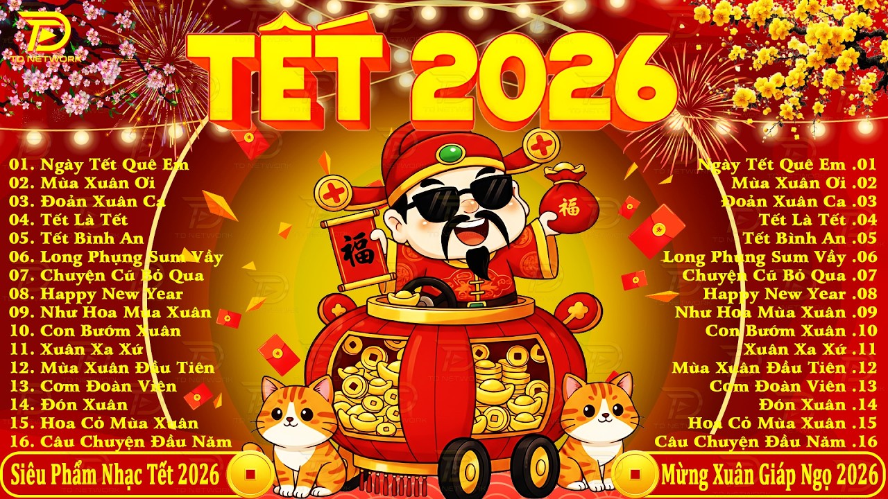 Nhạc Tết 2026 EDM - LK Nhạc Xuân Remix Hay Nhất Nghe Là Thấy Tết - Chào Xuân Bính Ngọ Mới Nhất