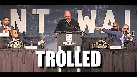 Conor McGregor Fan Trolls Eddie Alvarez Hard at UFC 205 Press Conference
