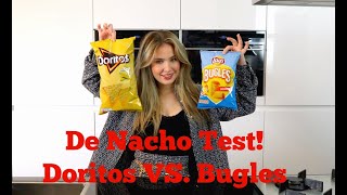 DORITOS VS BUGLES! DE NACHOS TEST © JOY BEAUTYNEZZ