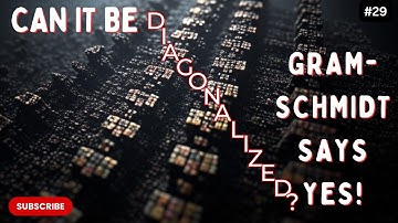 Problem A.29 - Diagonalizing Matrices with Degenerate Eigenvalues ⇢ Gram-Schmidt in Action: Appendix