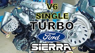 HOW TO TURBO A V6 Engine. Manifold | Ford Sierra Coupe Turbo  Track Weapon Build | Episode 27