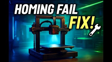 Creality 3D Printer Homing Fail Fix