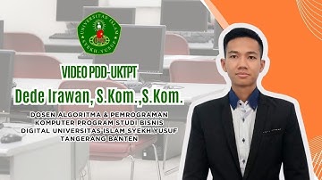 Video Pembelajaran PDD-UKTPT Mata Kuliah Algoritma & Pemrograman Komputer